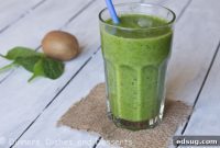Energizing Kiwi Spinach Smoothie
