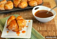 Caramel Glazed Pumpkin Monkey Bread Muffins