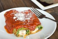 Spinach Pasta Cannelloni Delight