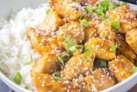 Sweet and Sticky Bourbon Chicken