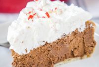 Decadent Peppermint French Silk Pie