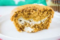 Gingerbread Cheesecake Swirl Muffins