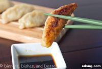 Crispy Shrimp and Pork Potstickers