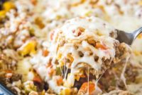 Hearty Stuffed Pepper Casserole