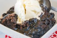 Molten Chocolate Cobbler
