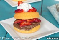 Nutella & Strawberry Shortcake Indulgence