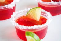 Strawberry Margarita Wiggle Shots