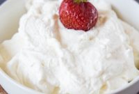 Fluffy Homemade Whipped Cream
