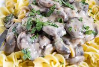 Creamy Mushroom Stroganoff