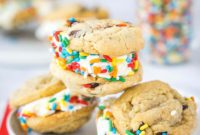 Homemade Chocolate Chip Cookie Ice Cream Delights