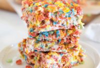 Rainbow Cereal Treats