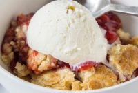 Strawberry Cobbler Delight