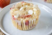 Heavenly Strawberry White Chocolate Chip Muffins