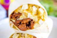 Spicy Chorizo Breakfast Burrito