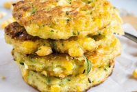 Sweet Corn and Zucchini Fritters