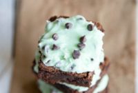 Mint Chocolate Fudge Brownies