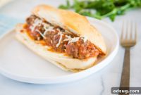 Gourmet Bruschetta Meatball Heroes