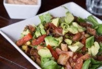 Vibrant Mexican Chopped Salad with Chipotle Cream