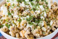 Creamy Mexican Street Corn Pasta Salad