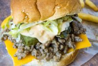 Copycat Big Mac Sloppy Joes