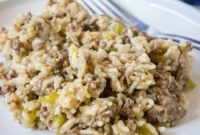 Hamburger and Rice Bake: A Comfort Food Classic