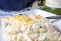 Creamy Chicken Alfredo Lasagna