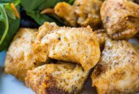 Crispy Baked Chicken Poppers