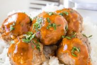 Savory Rice-Studded Meatballs