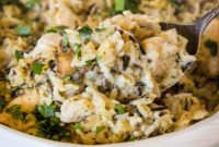 Hearty Chicken Wild Rice Casserole