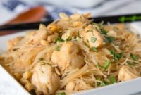 Spicy Sesame Chicken Noodles