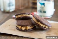 Peanut Butter Cookie Dough Stuffed Oreos