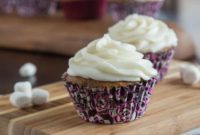 Sweet Potato Cupcakes with Toasted Marshmallow Frosting