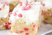 Holiday Peppermint Sugar Cookie Bars
