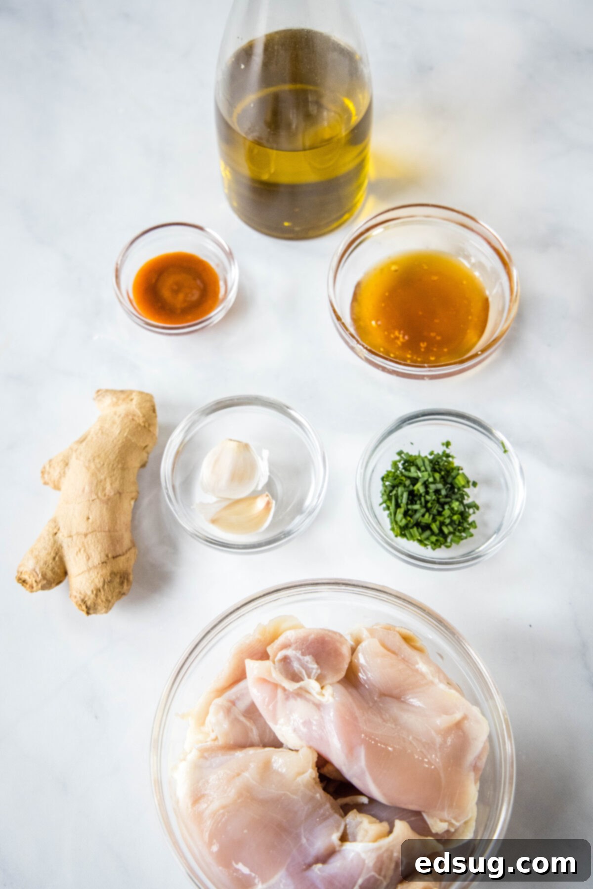 honey sriracha chicken bites ingredients