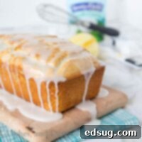 Zesty Lemon & Almond Glazed Loaf 2 Iced Almond Lemon Loaf Cake {Dinners, Dishes, and Desserts}