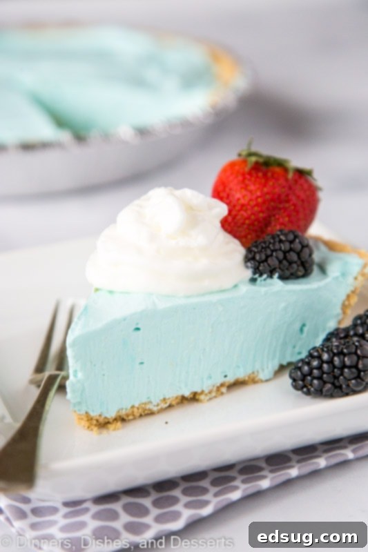 Easy No-Bake Kool-Aid Pie 2 No Bake Kool Aid Pie is just 3 ingredients. Pictured on white plate, zoomed in