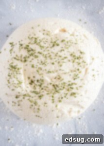 Savory Potato Chive Loaf 9 sprinkling chives over bread dough