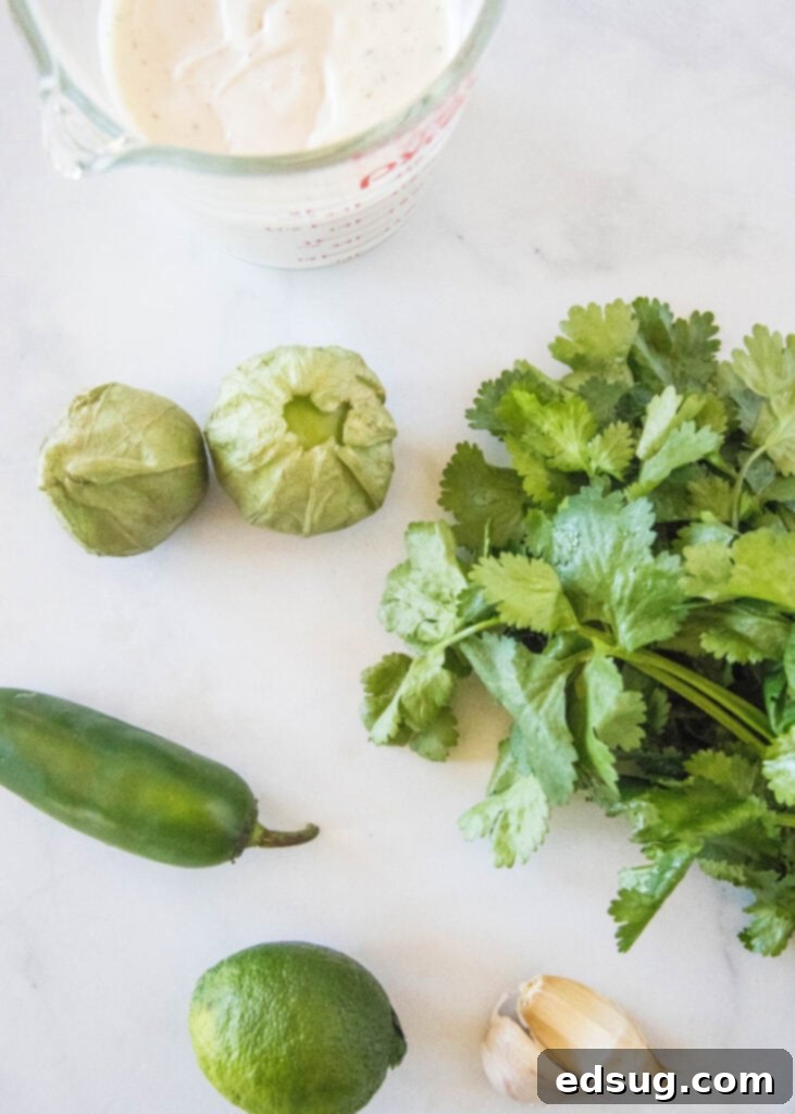 Signature Cafe Rio Dressing 3 tomatillo ranch dressing ingredients