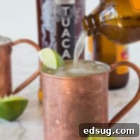 Tuaca Mule 2 TUACA® Mule - A fun twist on the classic Moscow Mule! A citrusy vanilla liqueur adds tons of great flavor to a classic cocktail.