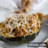 Savory Quinoa Sausage Stuffed Acorn Squash 3 Quinoa & Sausage Stuffed Acorn Squash {Dinners, Dishes, and Desserts}