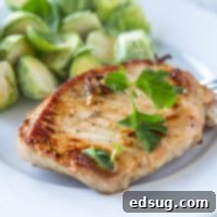 Savory Lemon Garlic Pork Chops 6 Lemon Garlic Pork Chops - Thick pork chops marinated in lemon and garlic, and then seared to perfection. Lots of flavor, and super juicy pork chops in minutes!