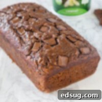Irresistible Chocolate Chip Oatmeal Banana Bread 6 Chocolate Oatmeal Banana Bread - A wholesome banana bread recipe made with creamy yogurt, hearty oatmeal, and rich chocolate chunks, perfect for using up overripe bananas.