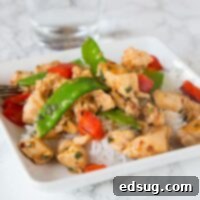 Fiery Basil Chicken 7 Spicy Basil Chicken - get dinner on the table in just minutes with the super easy chicken recipe. Great Asian flavors with just a little kick. Add veggies to make it a complete meal!