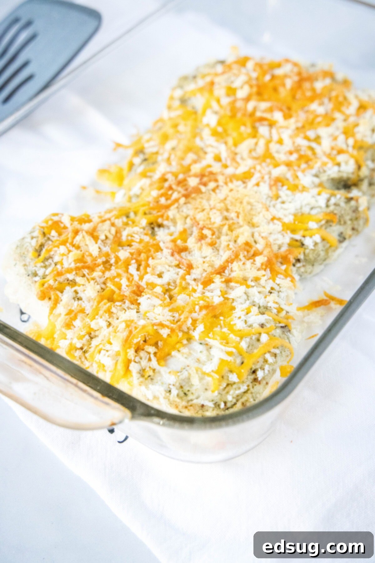 baked ranch chicken in pan