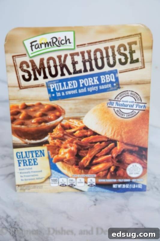 Loaded BBQ Pulled Pork Dogs 4 smokehouse pulled pork barbecue package