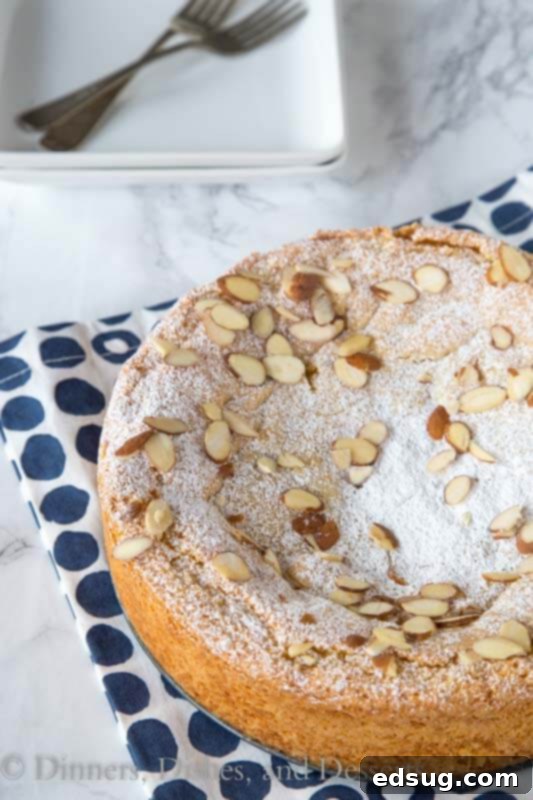 Golden Almond Delight 4 almond cake on a napkin