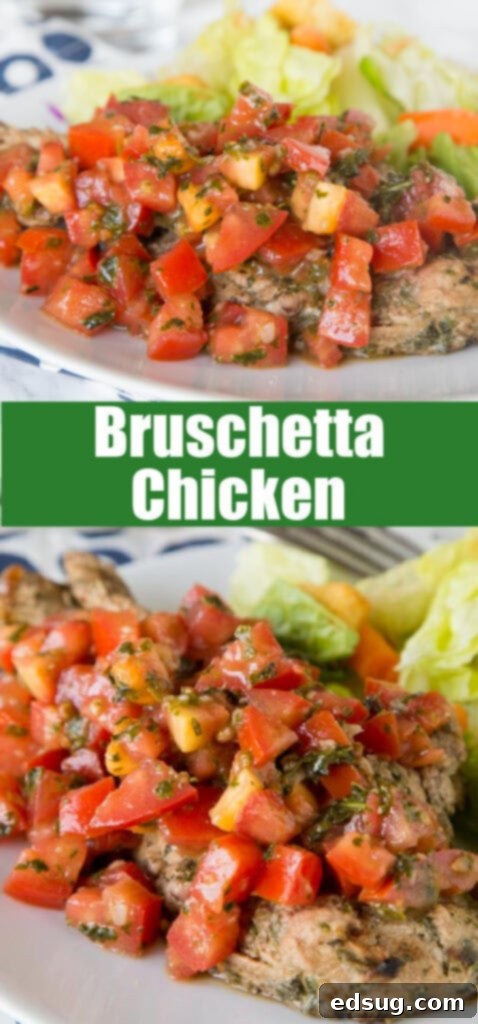 close up grilled chicken with fresh tomatoes on top