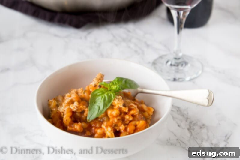 chicken parmesan past skillet on a plate