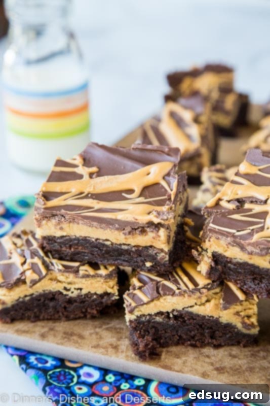 Chocolate brownies and edible cookie dough come together for an epic treat!