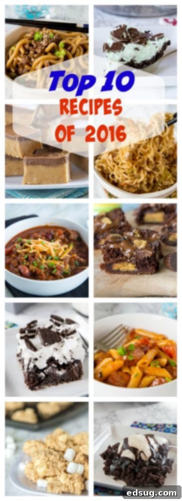 The 10 Most Popular Recipes from 2016 3 Top 10 Recipes of 2016 and a look forward to new recipes in 2017